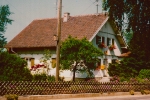 Einfamilienhaus vor Sanierungsbeginn mit der Fassade